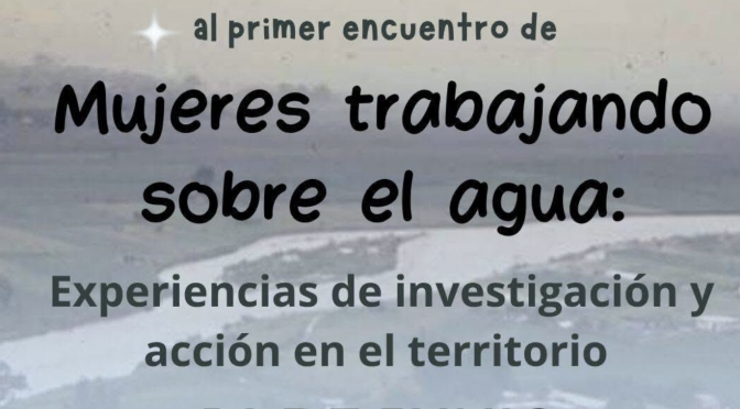 MUJERES TRABAJANDO SOBRE EL AGUA (Foro Oaxaqueño del Agua)